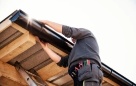 How do you install 16 ft aluminum gutters？